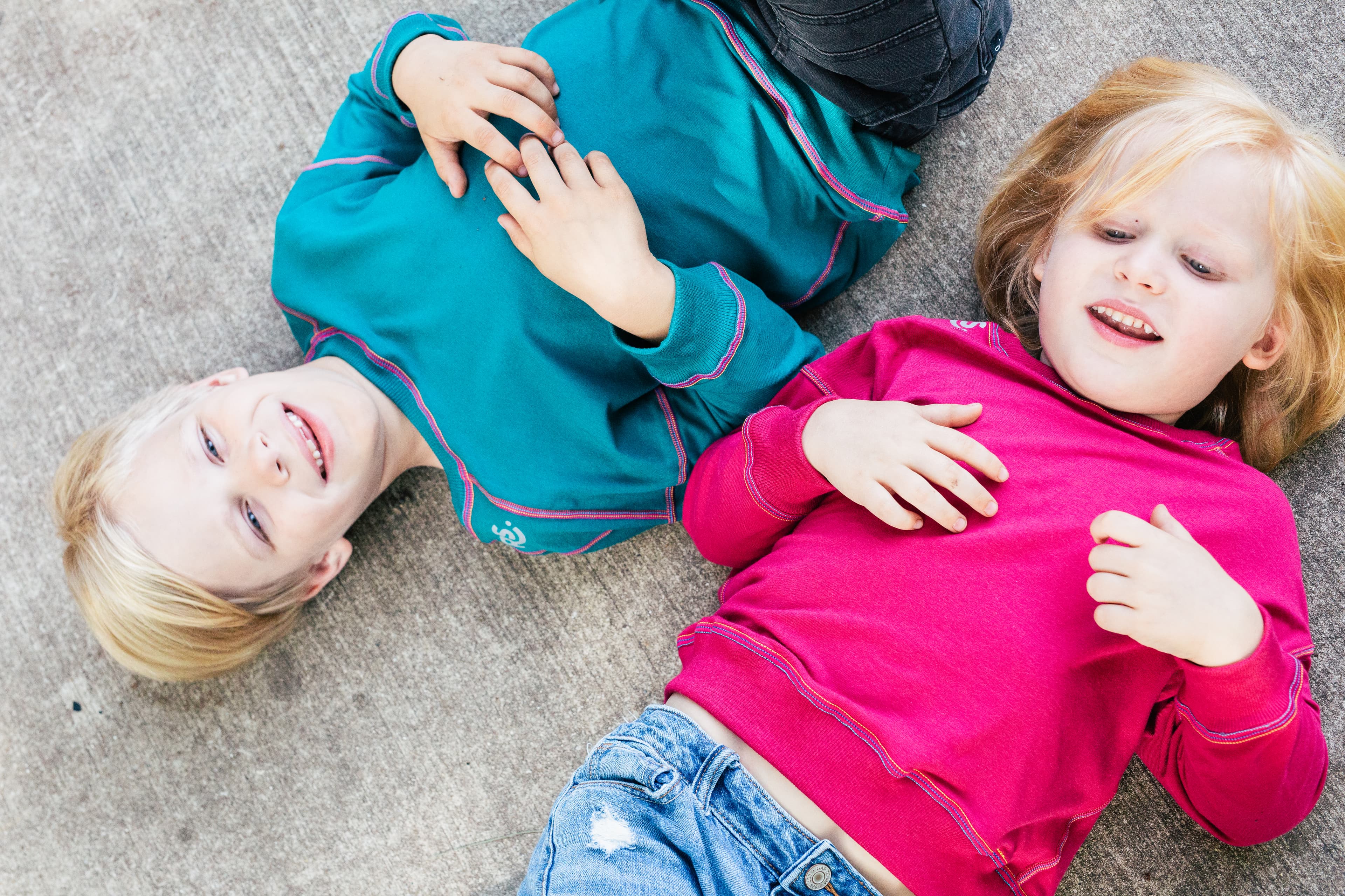 RightSide Children's Apparel product and lifestyle image used in marketing creative