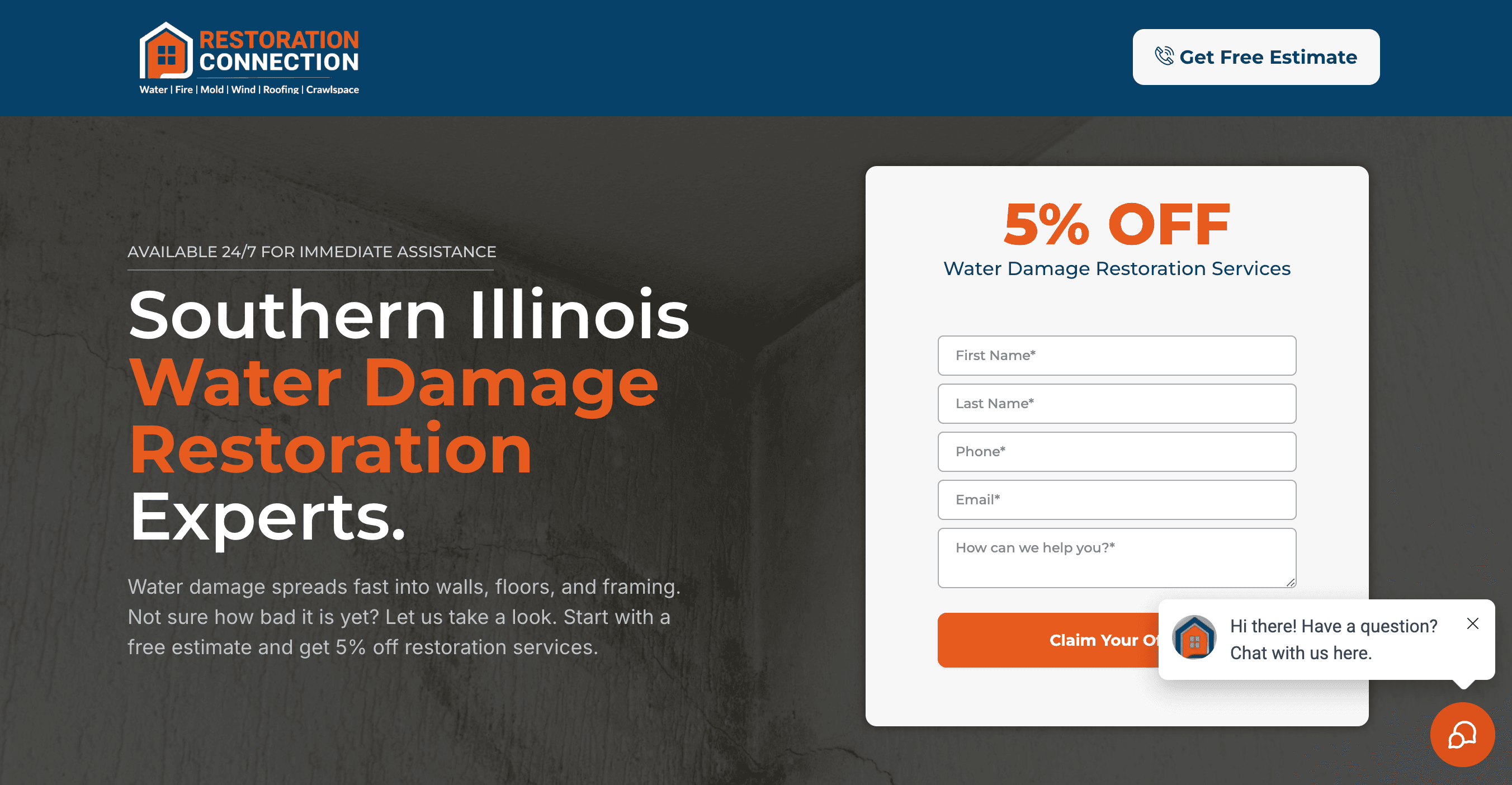 Restoration Connection digital marketing proof