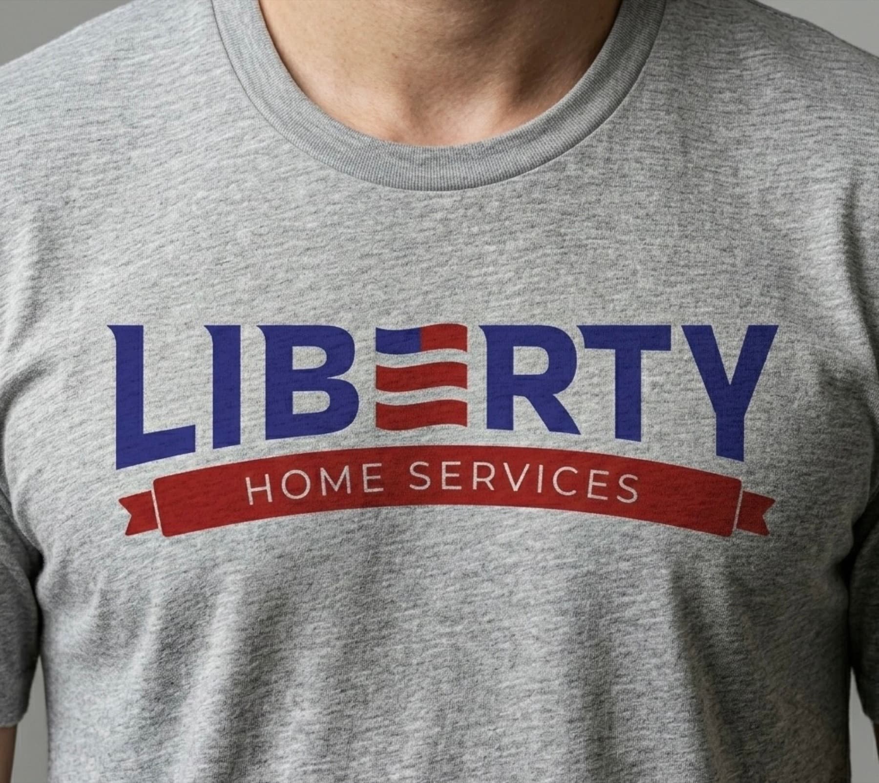 Liberty Home Services branded application illustrating marketing & advertising for Marion, Illinois