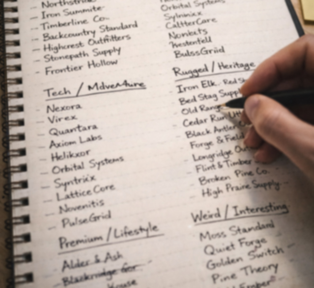 Brand naming strategy and naming development reference for Logo Design & Branding in Cape Girardeau, MO