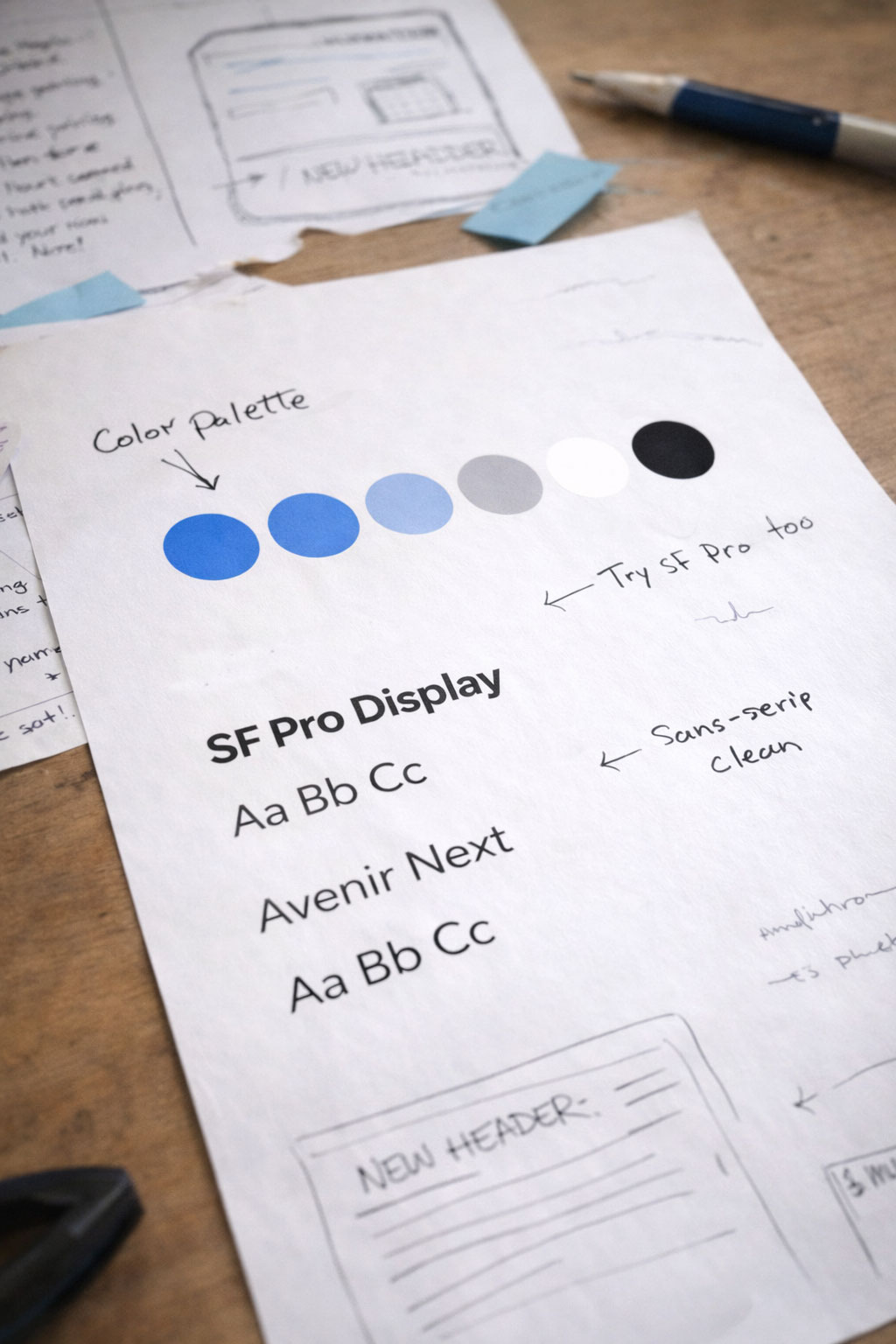 Color and typography brand system reference for Logo Design & Branding in Cape Girardeau, MO