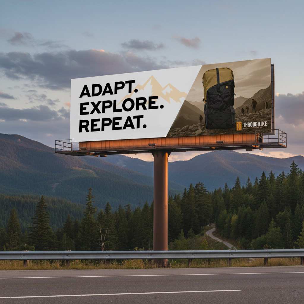 Billboard advertising concept and campaign copy reference