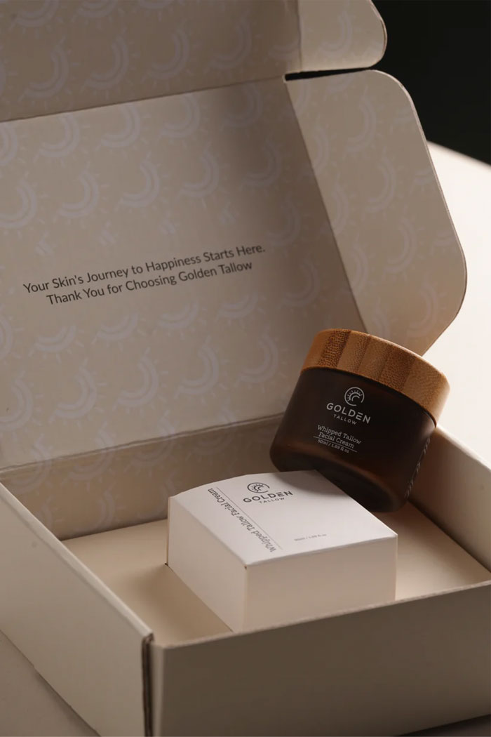 Premium skincare packaging and brand photography