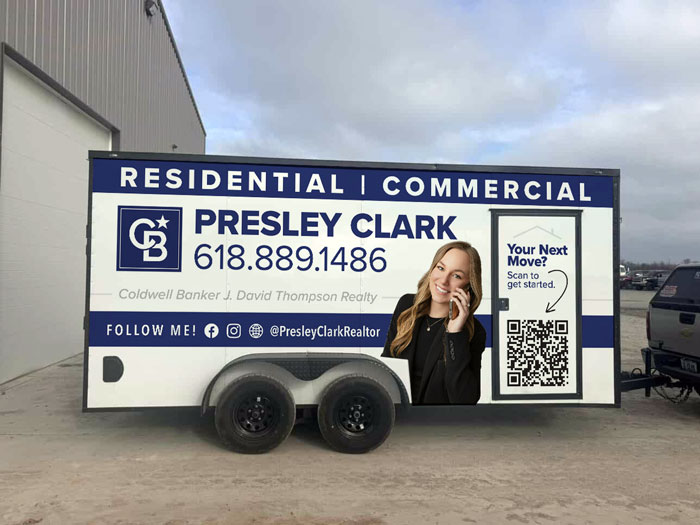 Trailer wrap advertising design for Graphic Design & Media in Irvine, CA