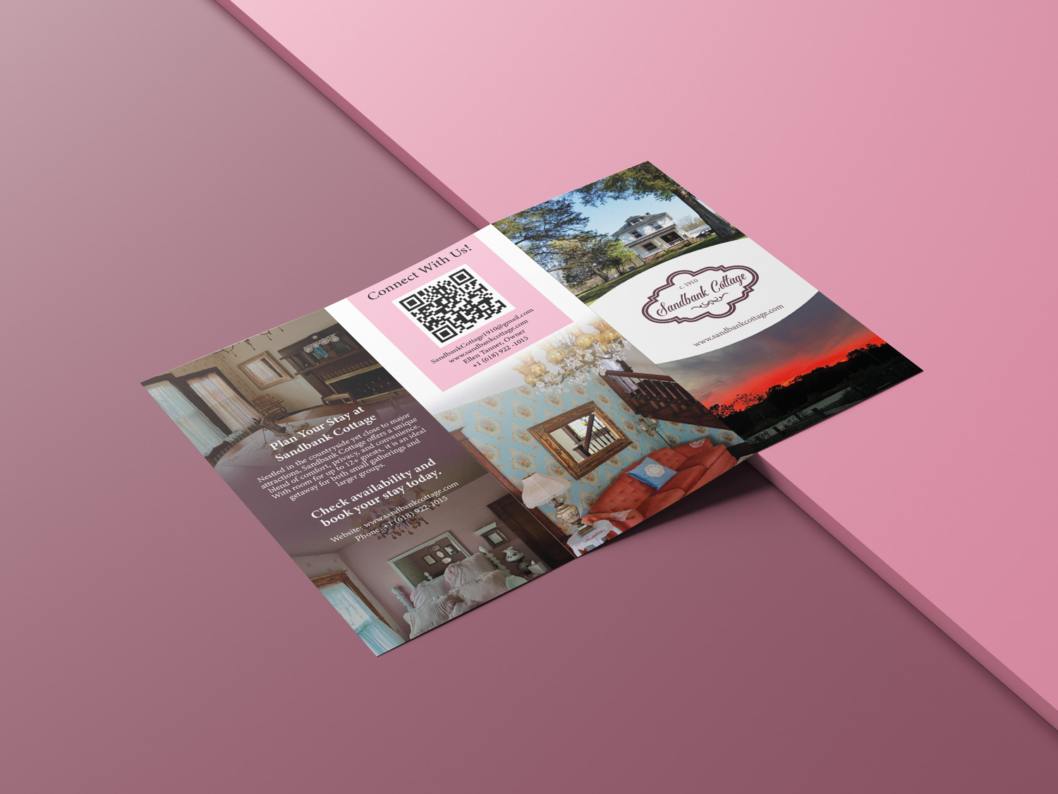 Vacation rental brochure design